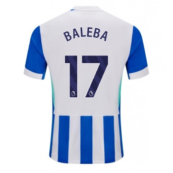 Brighton Carlos Baleba #17 Maglia Gara Casa Repliche 2025-26 Maniche Corte